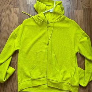 Neon yellow-green hoodie